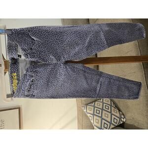 J.Crew Women's Skinny Jeans with White Polka Dot Print Sz26